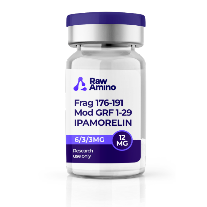 RAW AMINO FRAGMENT 176-191 & MOD GRF 1-29 & IPAMORELIN – 12MG
