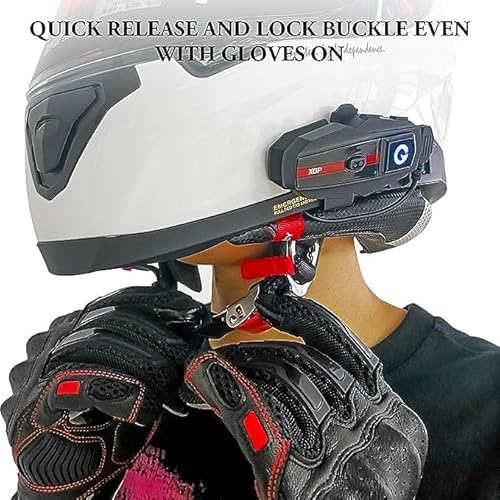 HELMET SHOP QUICK RELEASE RATCHETED STAINLESS STEEL HELMET BUCKLE KIT CHIN STRAP ADAPTER, NO STRAP REMOVAL