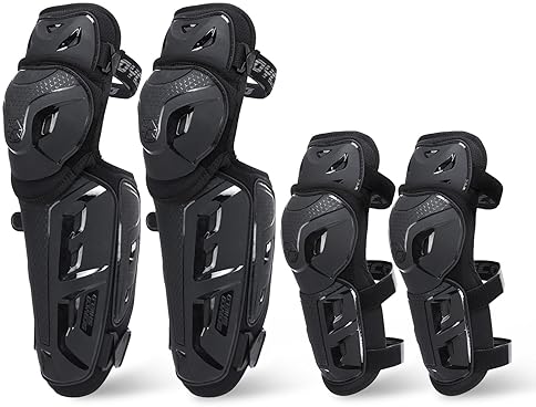 SCOYCO MENS MOTORCYCLE KNEE GUARDS CE LEVEL 1 MOTOCROSS PADS ADJUSTABLE ELASTIC BAND