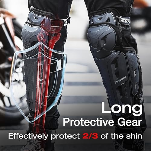 SCOYCO MENS MOTORCYCLE KNEE GUARDS CE LEVEL 1 MOTOCROSS PADS ADJUSTABLE ELASTIC BAND