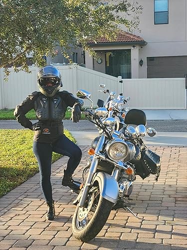 RIDBIKER MENS MOTORCYCLE JACKET WITH FULL BODY ARMOR CHEST PROTECTION FOR MOTOCROSS DIRT BIKE