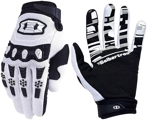 SEIBERTRON FULL FINGER OFF-ROAD BMX MTB MOTORCYCLE RACING GLOVES WITH TOUCHSCREEN FOR MEN WOMEN
