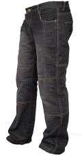 NEWFACELOOK MEN S ARMORED MOTORCYCLE RIDING JEANS WITH ARAMID LINING BLACK BIKER TOURING PANTS