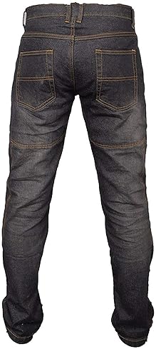NEWFACELOOK MEN S ARMORED MOTORCYCLE RIDING JEANS WITH ARAMID LINING BLACK BIKER TOURING PANTS
