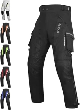 BYKR ARMORED CORDURA MOTORCYCLE PANTS FOR MEN WOMEN ENDURO, ATV, MOTOCROSS, TOURING GEAR