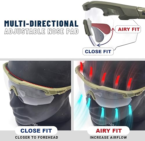 HTS HUNTERSKY BALLISTIC TACTICAL ANTI-FOG SHOOTING GLASSES MILITARY GRADE IMPACT PROTECTION FOR AIRSOFT RANGE