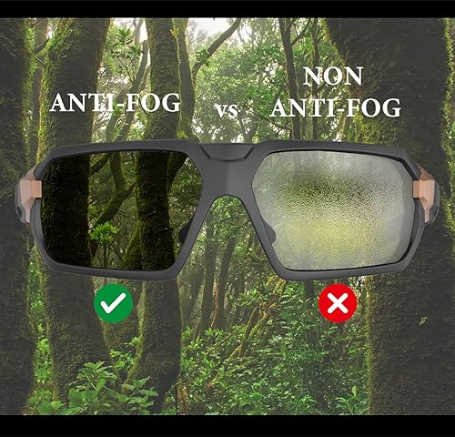 HTS HUNTERSKY BALLISTIC TACTICAL ANTI-FOG SHOOTING GLASSES MILITARY GRADE IMPACT PROTECTION FOR AIRSOFT RANGE