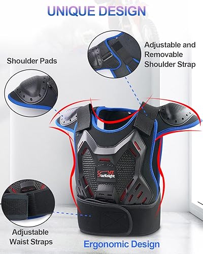 STARKNIGHTMT KIDS DIRT BIKE GEAR - YOUTH MOTOCROSS ARMOR CHEST PROTECTOR FOR BOYS GIRLS