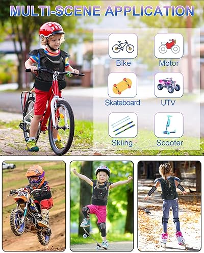 STARKNIGHTMT KIDS DIRT BIKE GEAR - YOUTH MOTOCROSS ARMOR CHEST PROTECTOR FOR BOYS GIRLS