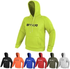 BYKR UNISEX MOTORCYCLE HOODIE BREATHABLE CE ARMORED BIKER JACKET SWEATSHIRT FOR ALL WEATHER