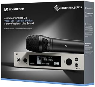 NEUMANN  EW 500 WIRELESS HANDHELD MICROPHONE W NEUMANN KK205 CAPSULE GW1 558-608MHZ BLACK