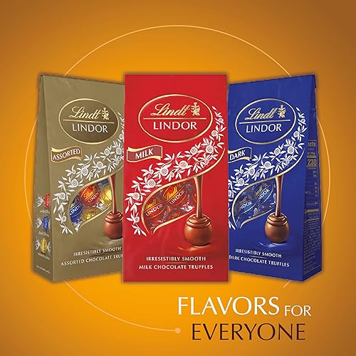 LINDT LINDOR CARAMEL MILK CHOCOLATE TRUFFLES, SMOOTH MELTING CENTER, 25.4 OZ, 60 COUNT