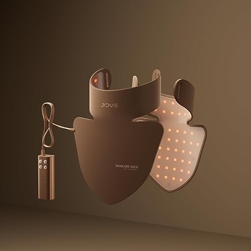 JOVS LED NECK CHEST MASK - 66 LEDS, 630NM RED LIGHT THERAPY FOR NECK DECOLLETE SKIN CARE