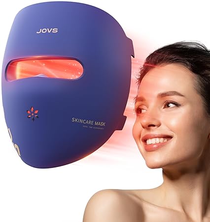 JOVS RED LIGHT THERAPY DEVICE FOR FACE PORTABLE LED SKIN CARE WITH 4 MODES, DARK BLUE