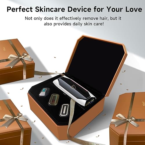 JOVS 3-IN-1 LASER HAIR REMOVAL DEVICE WITH SAPPHIRE COOLING, 8 MODES, TOUCHSCREEN FOR MEN WOMEN