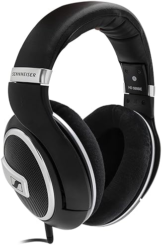 SENNHEISER HD 599 SE OPEN BACK AROUND-EAR HEADPHONES BLACK HIGH-QUALITY SOUND