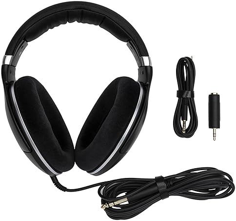 SENNHEISER HD 599 SE OPEN BACK AROUND-EAR HEADPHONES BLACK HIGH-QUALITY SOUND