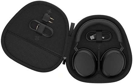 SENNHEISER MOMENTUM 4 WIRELESS BLUETOOTH HEADPHONES NOISE CANCELLING, 60H BATTERY, BLACK
