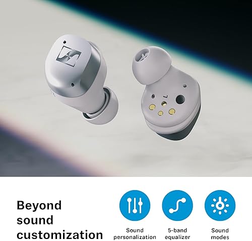 SENNHEISER MOMENTUM TRUE WIRELESS 4 EARBUDS, BLUETOOTH 5.4, ANC, 30-HOUR BATTERY BLACK GRAPHITE