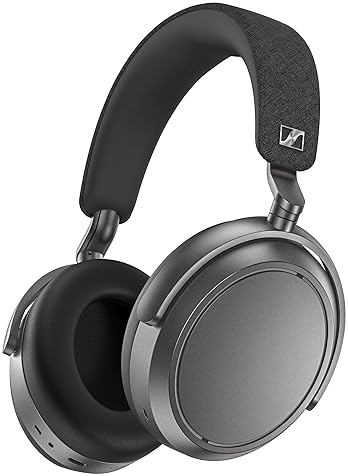 SENNHEISER MOMENTUM 4 BLUETOOTH HEADPHONES NOISE CANCELLING, 60H BATTERY, LIGHTWEIGHT, GRAPHITE