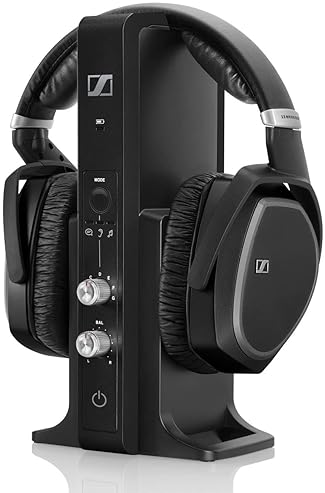 SENNHEISER RS 195 RF WIRELESS HEADPHONES PREMIUM CONSUMER AUDIO WIRELESS HEADPHONE SYSTEM