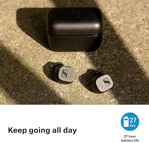 SENNHEISER CX TRUE WIRELESS EARBUDS - BLUETOOTH IN-EAR, NOISE CANCEL, BASS BOOST, 27H BATTERY