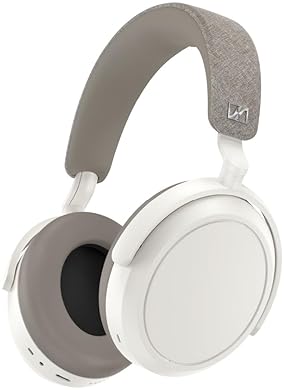 SENNHEISER MOMENTUM 4 WIRELESS BLUETOOTH HEADPHONES WHITE - ANC, 60H BATTERY, CLEAR CALLS