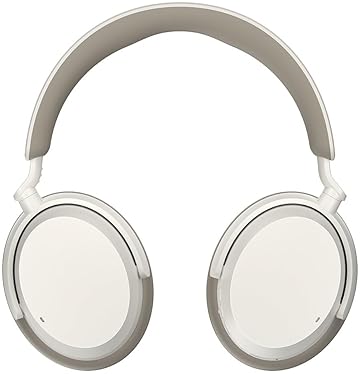 SENNHEISER ACCENTUM WIRELESS BLUETOOTH HEADPHONES, 50H BATTERY, HYBRID ANC, WHITE, COMFORT