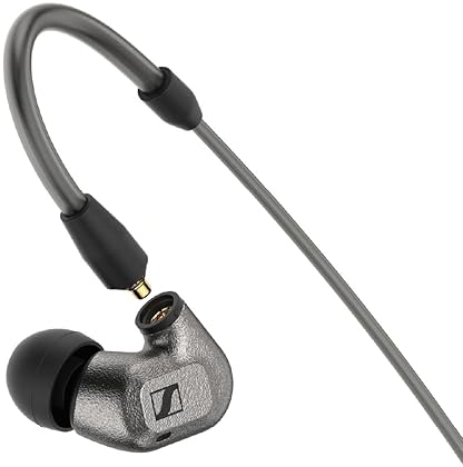 SENNHEISER IE 600 IN-EAR AUDIOPHILE HEADPHONES WITH BALANCED CABLE NEUTRAL SOUND, GRAY BLACK