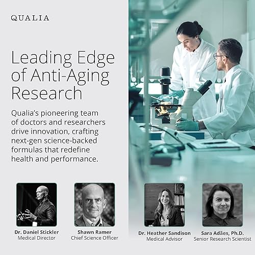 QUALIA SENOLYTIC SUPPLEMENT WITH FISETIN, QUERCETIN PIPERLONGUMIN ANTI-AGING CELL REPAIR, 1 MONTH