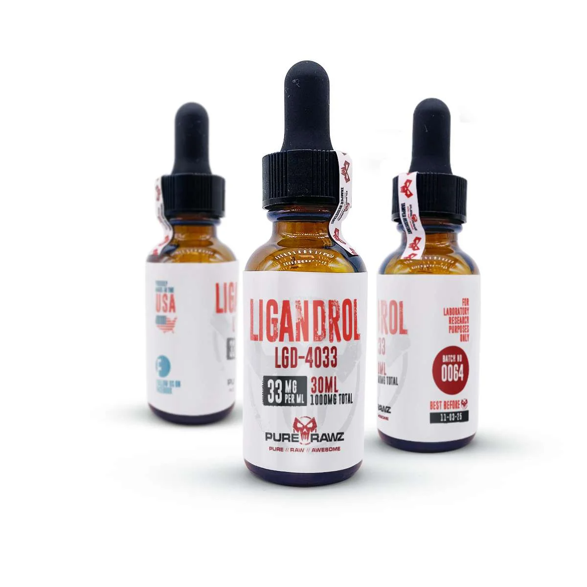 PURERAWZ LIGANDROL (LGD-4033) 30ML/33 MG PER ML/1000MG