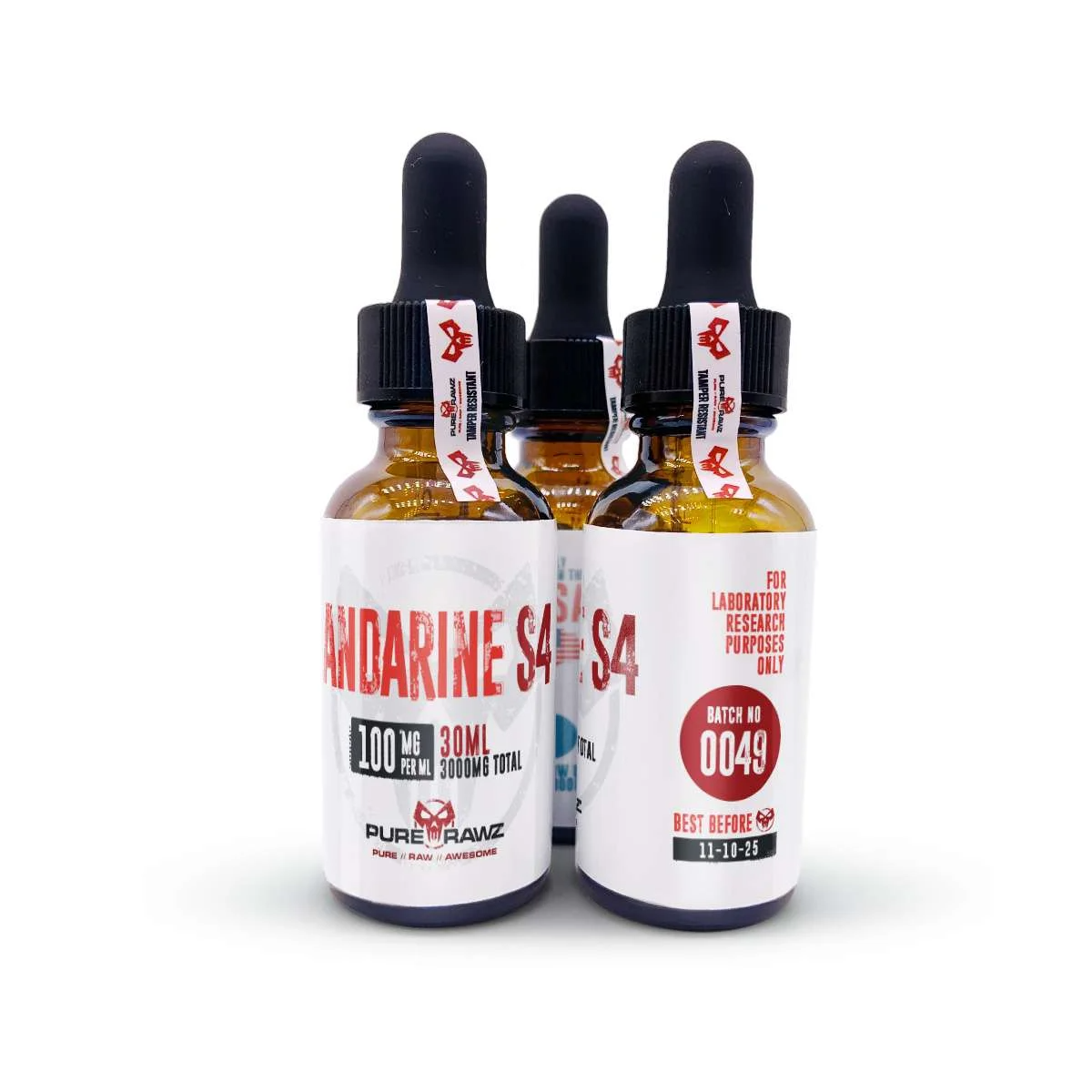 PURERAWZ ANDARINE (S-4)30ML/100MG PER ML/3000MG