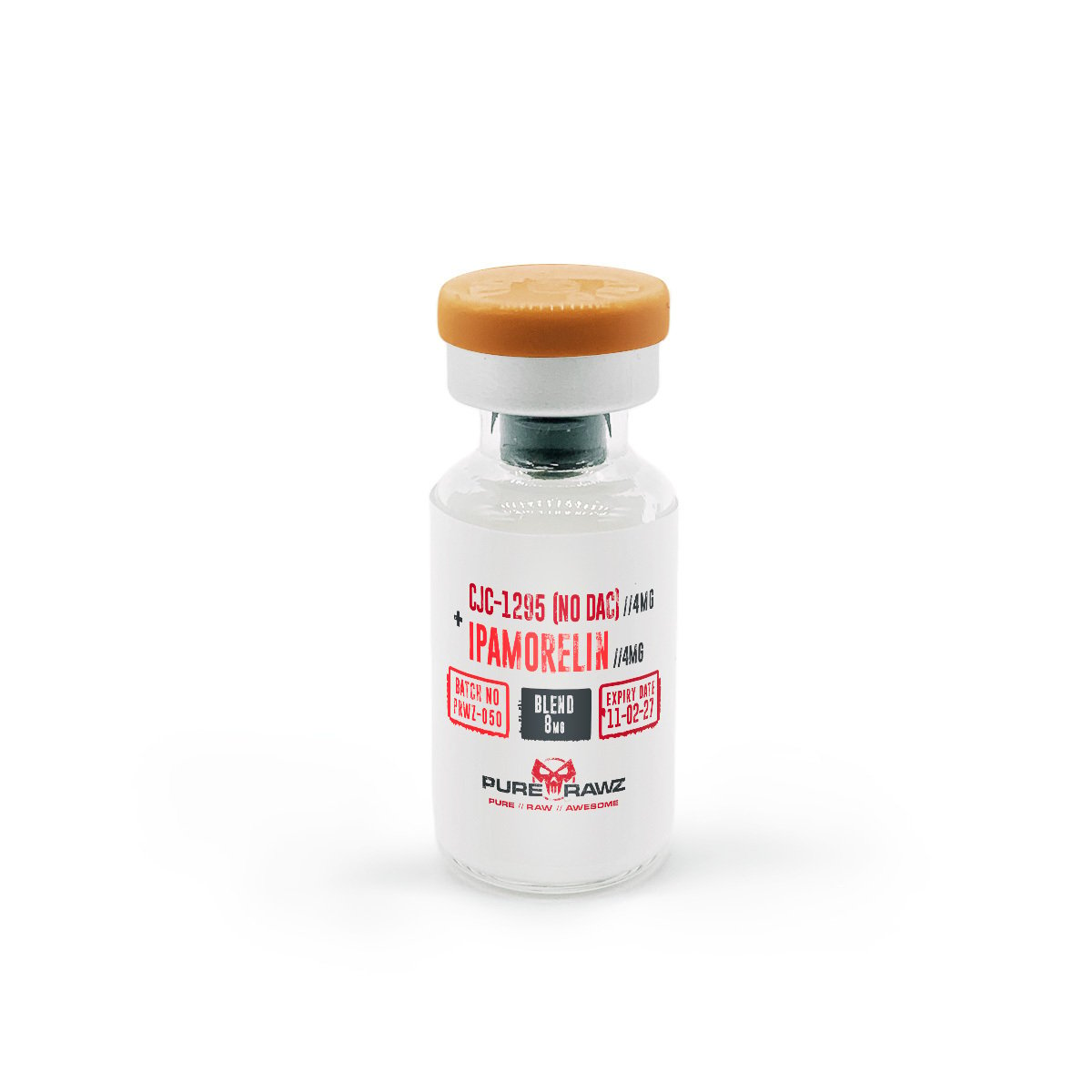 PURERAWZ CJC-1295 NO DAC + IPAMORELIN BLEND 8MG