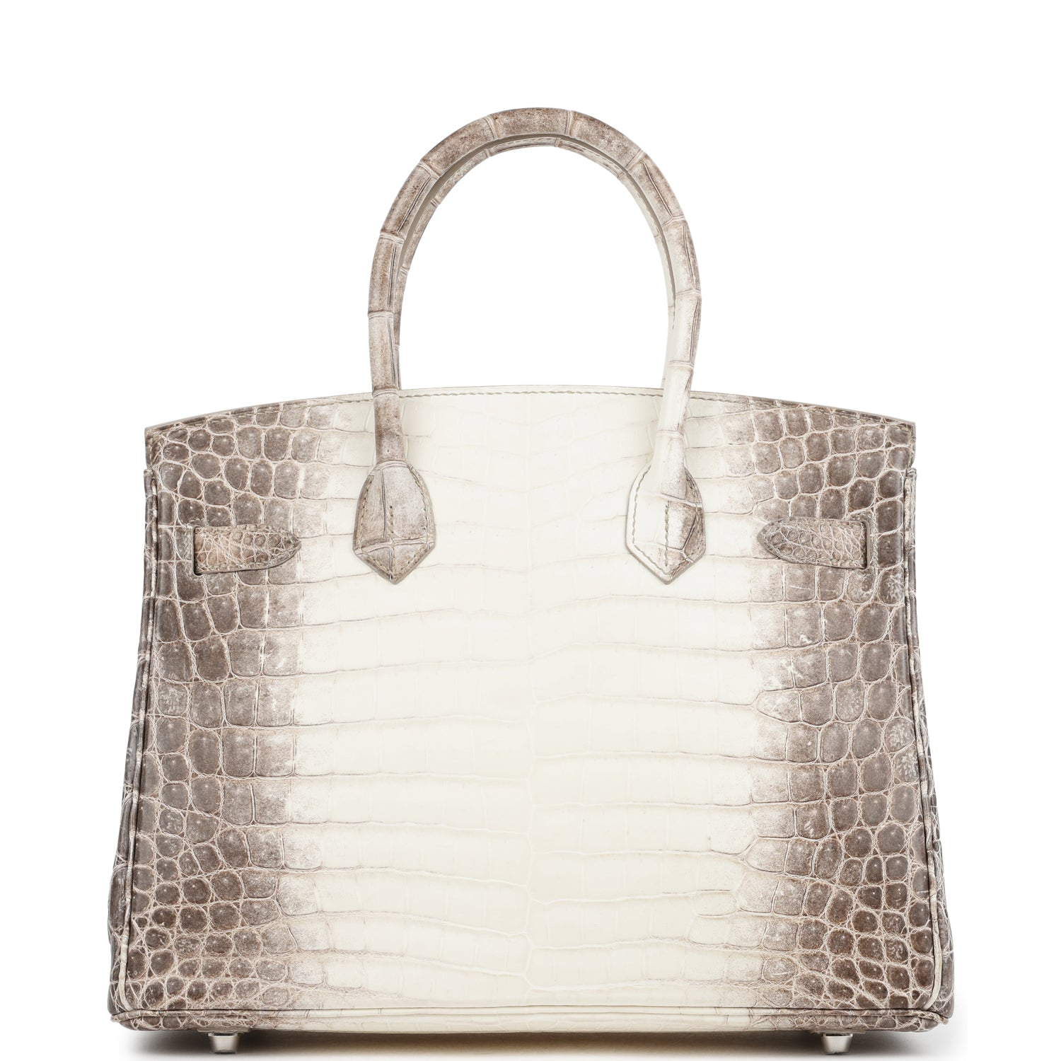 HERMèS BIRKIN 30 HIMALAYA NILOTICUS CROCODILE PALLADIUM HARDWARE