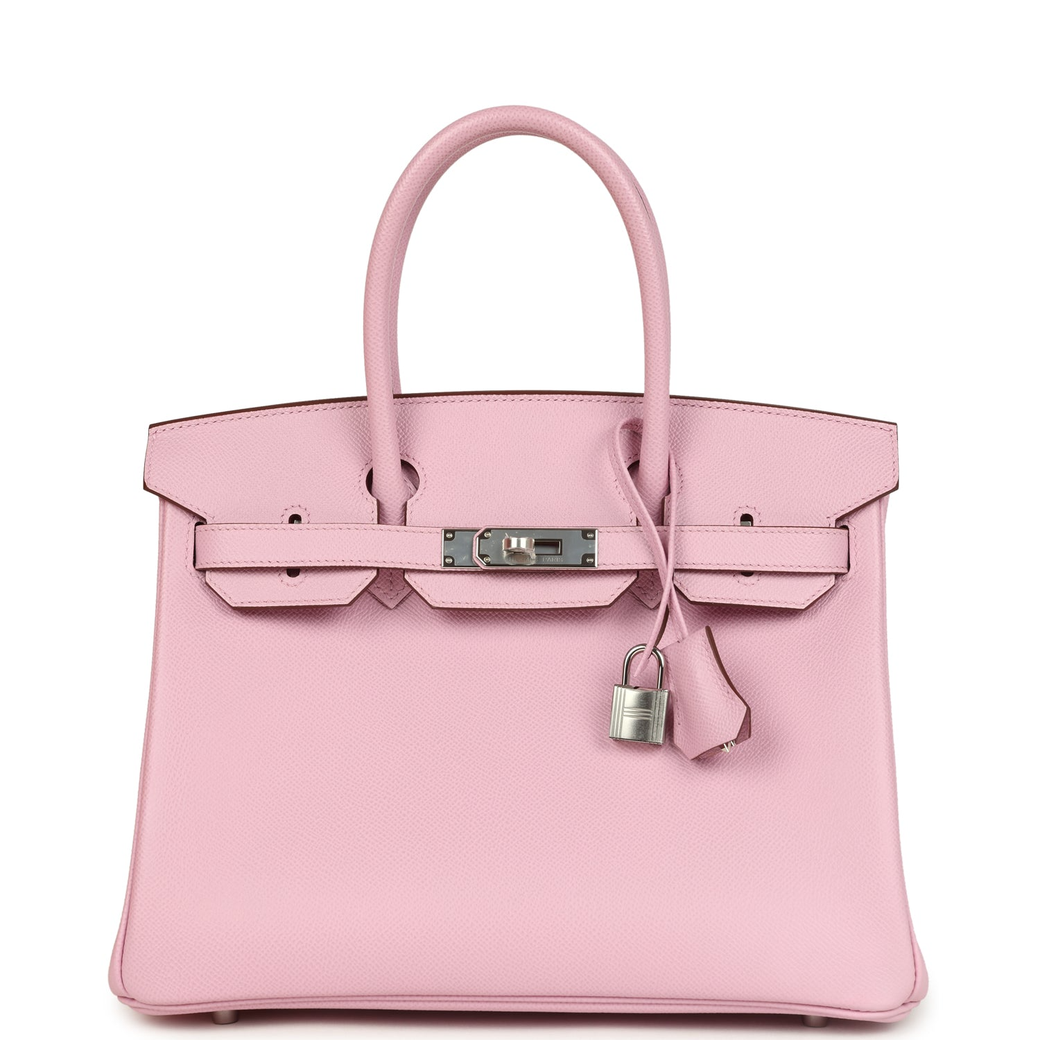 HERMèS BIRKIN 30 MAUVE SYLVESTRE EPSOM PALLADIUM HARDWARE