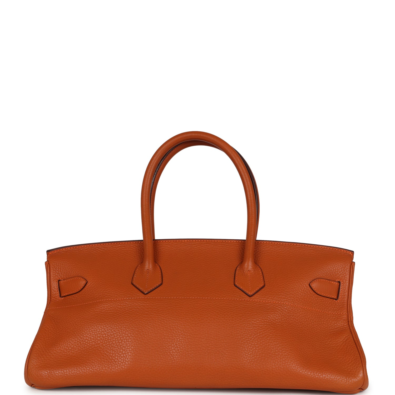 HERMèS SHOULDER BIRKIN 42 JPG ORANGE CLEMENCE GOLD HARDWARE