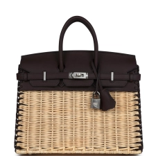 HERMèS PICNIC BIRKIN 25 ROUGE SELLIER SWIFT PALLADIUM HARDWARE