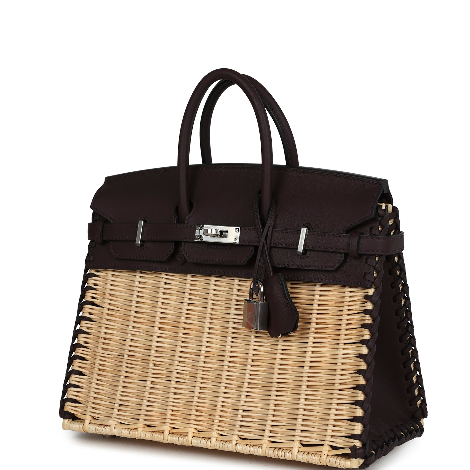 HERMèS PICNIC BIRKIN 25 ROUGE SELLIER SWIFT PALLADIUM HARDWARE