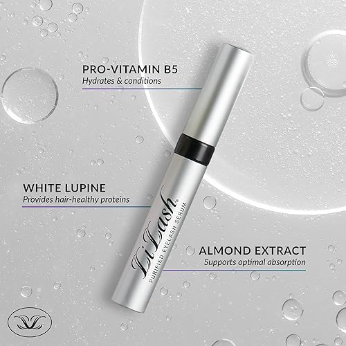 LILASH EYELASH GROWTH SERUM LONGER, FULLER LASHES, SAFE FOR CONTACTS SENSITIVE EYES, VEGAN