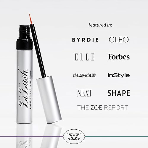 LILASH EYELASH GROWTH SERUM LONGER, FULLER LASHES, SAFE FOR CONTACTS SENSITIVE EYES, VEGAN