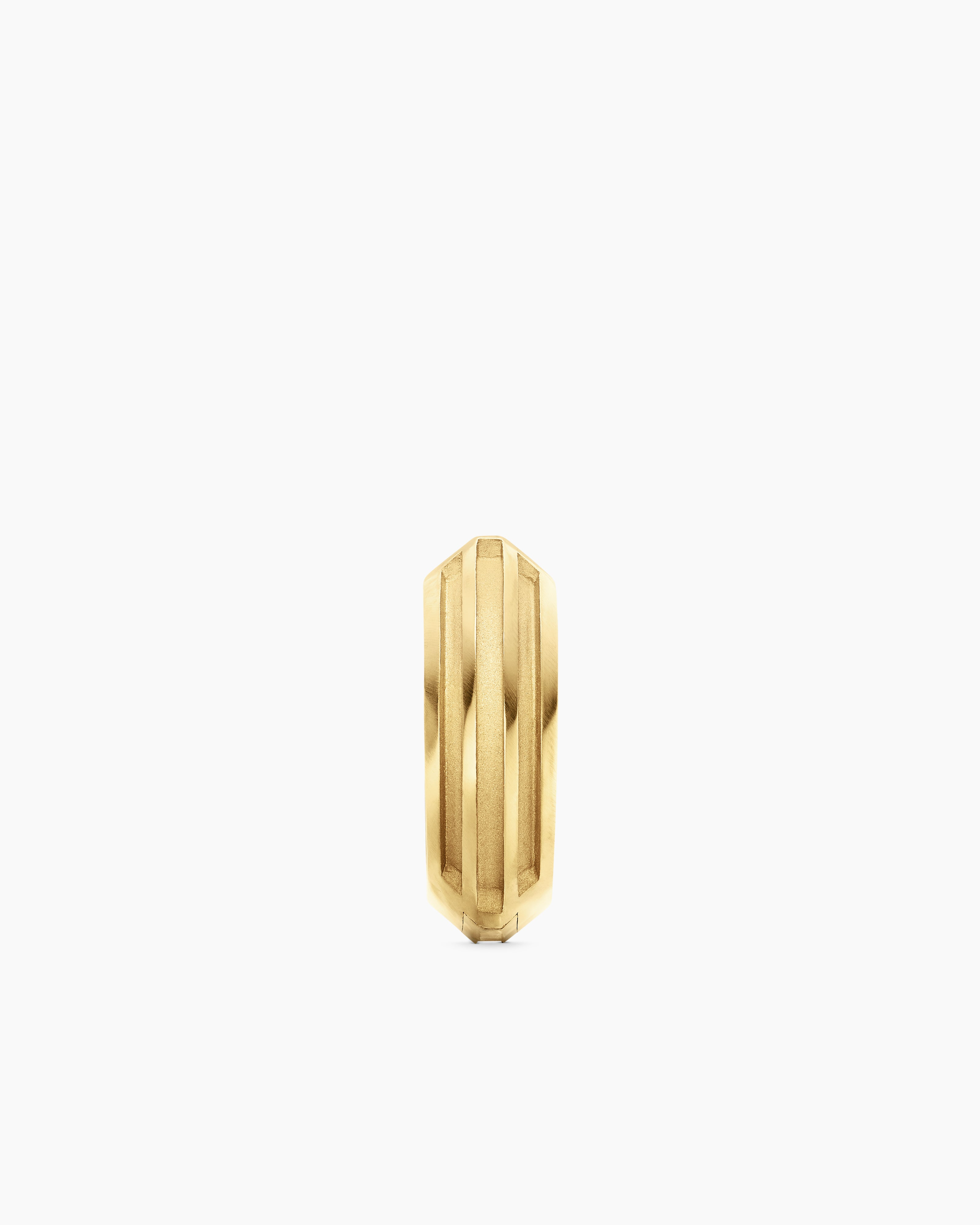 DAVID YURMAN STREAMLINE® HOOP EARRING 18K YELLOW GOLD, 14MM