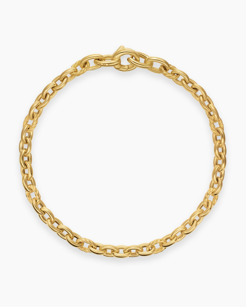 DAVID YURMAN DY MERCER® PETITE CHAIN BRACELET 18K YELLOW GOLD, 4.5MM L