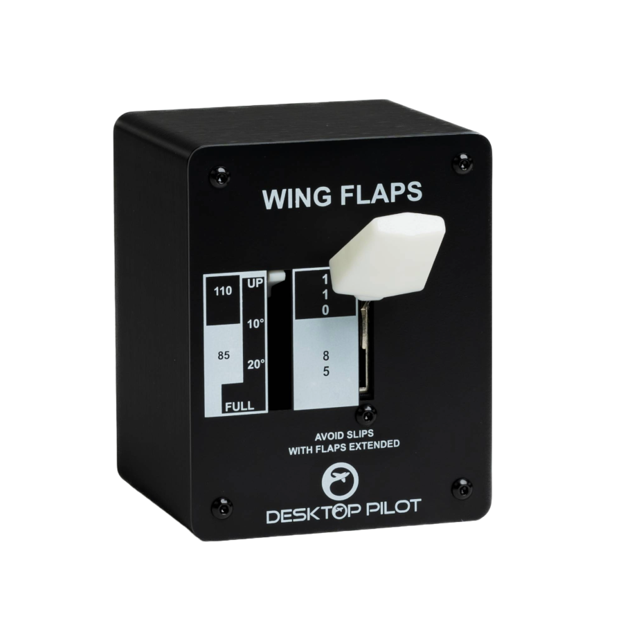 DESKTOP PILOT FLAPS PANEL WITH MOTORIZED INDICATOR SKU: DP-FP-02