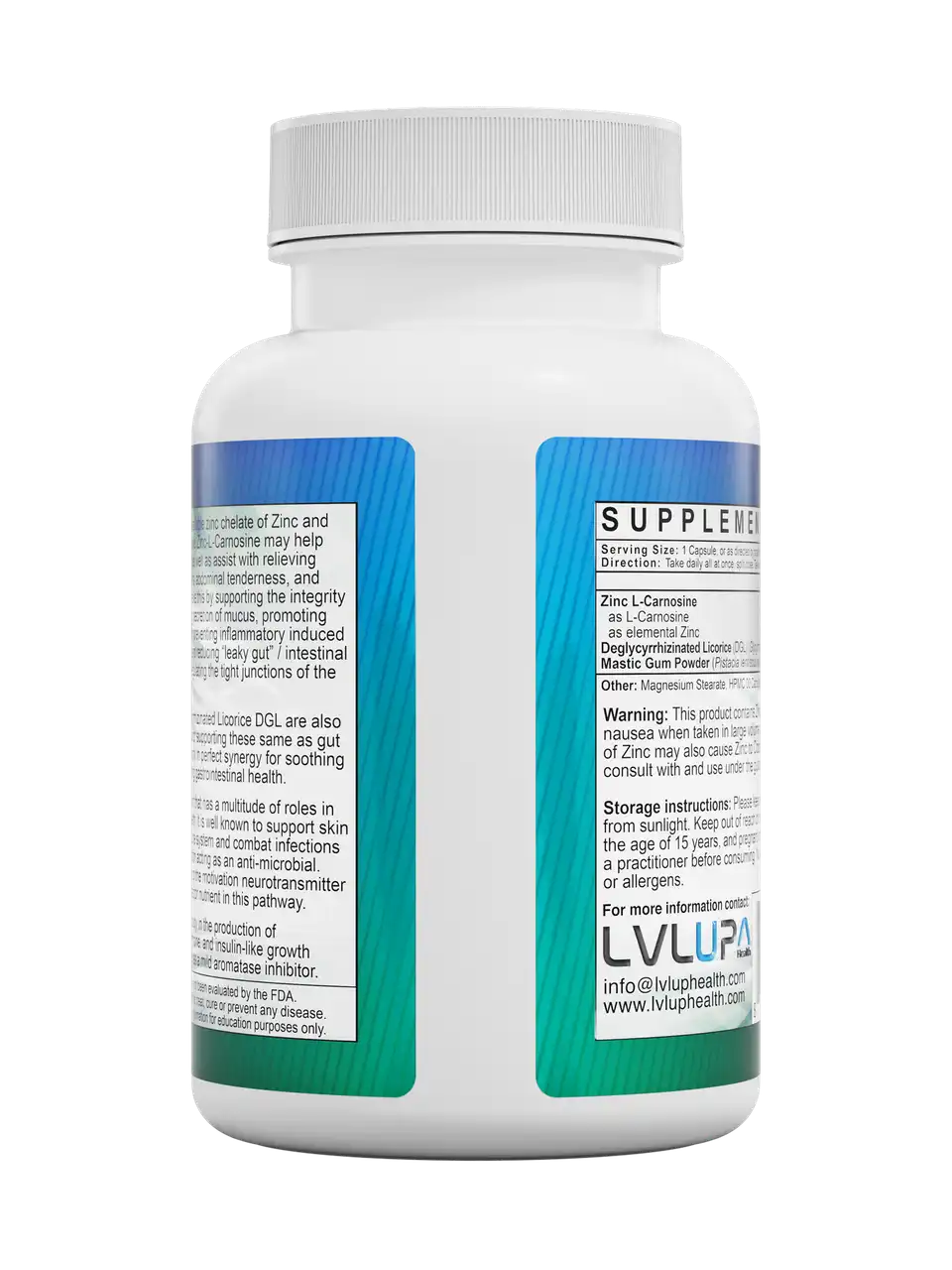 LVLUPHEALTH ZINC CARNOSINE +