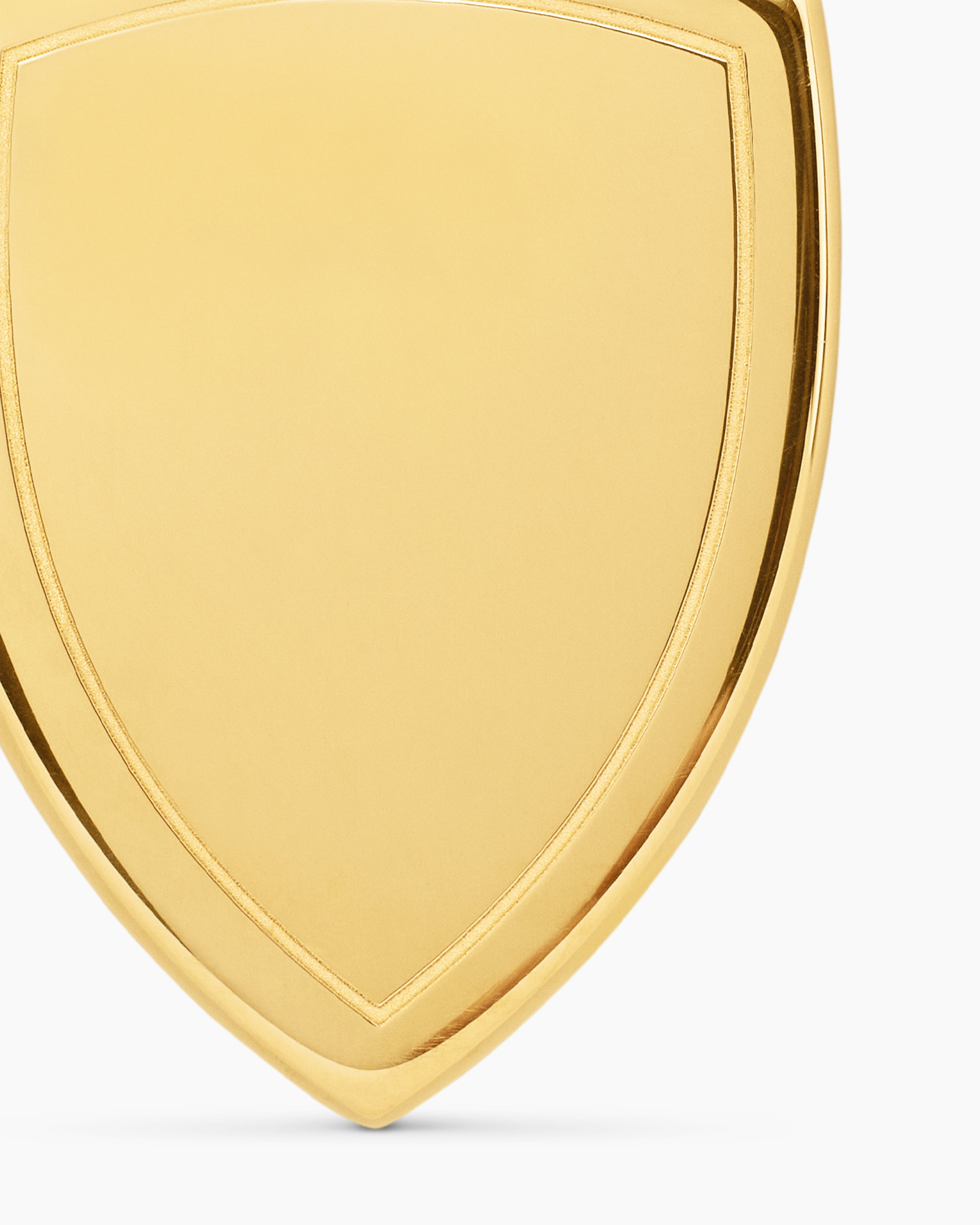 DAVID YURMAN ST. MICHAEL AMULET 18K YELLOW GOLD, 26MM