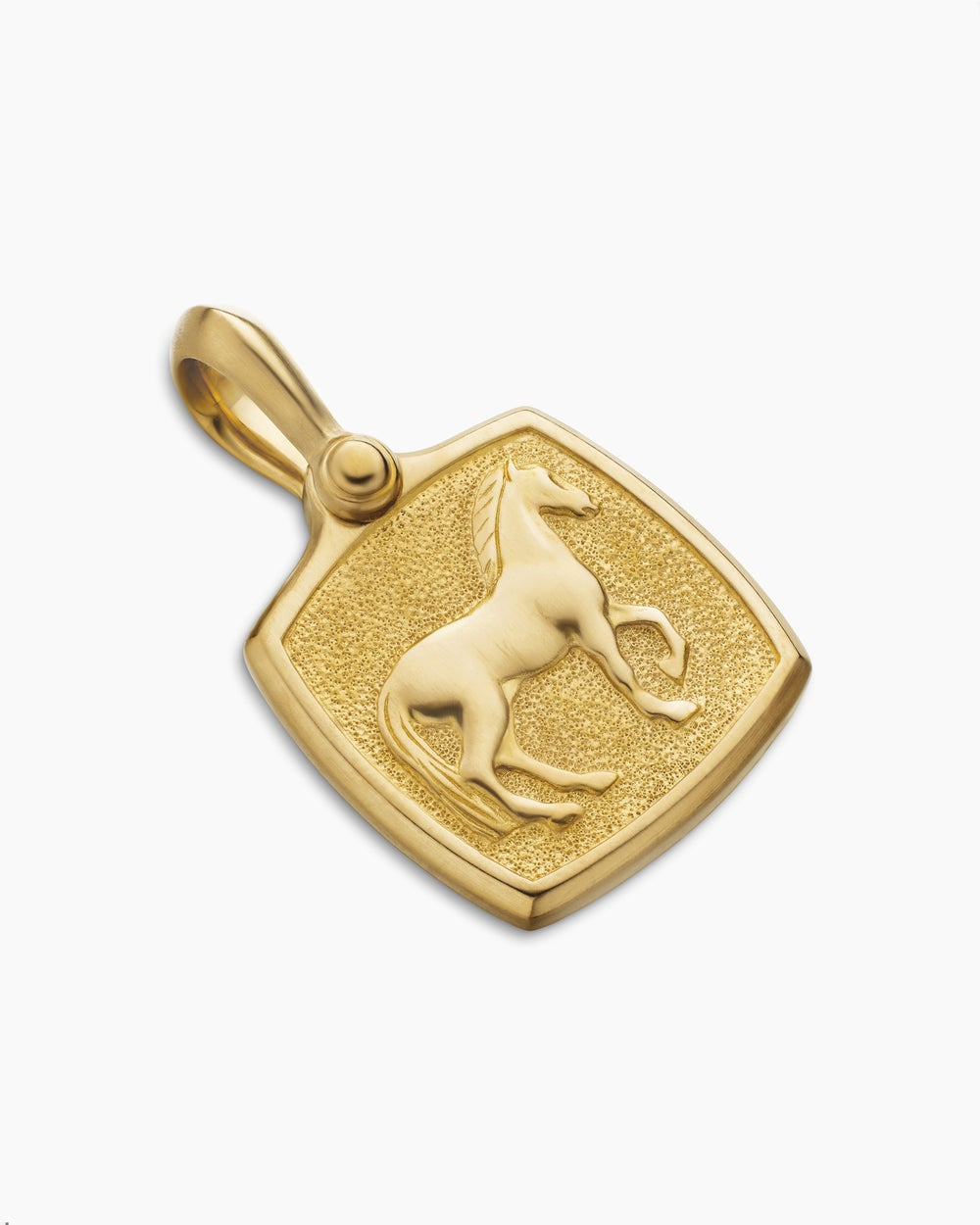 DAVID YURMAN PETRVS® HORSE AMULET 18K YELLOW GOLD, 19MM