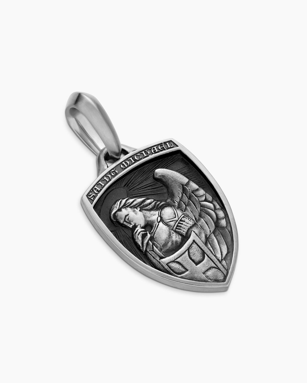 DAVID YURMAN ST. MICHAEL AMULET STERLING SILVER, 26MM
