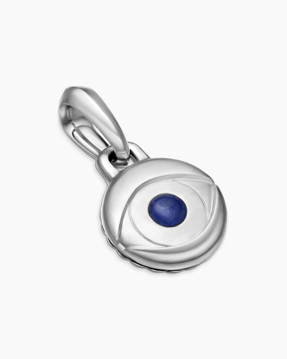 DAVID YURMAN EVIL EYE AMULET STERLING SILVER WITH LAPIS, 14.5MM