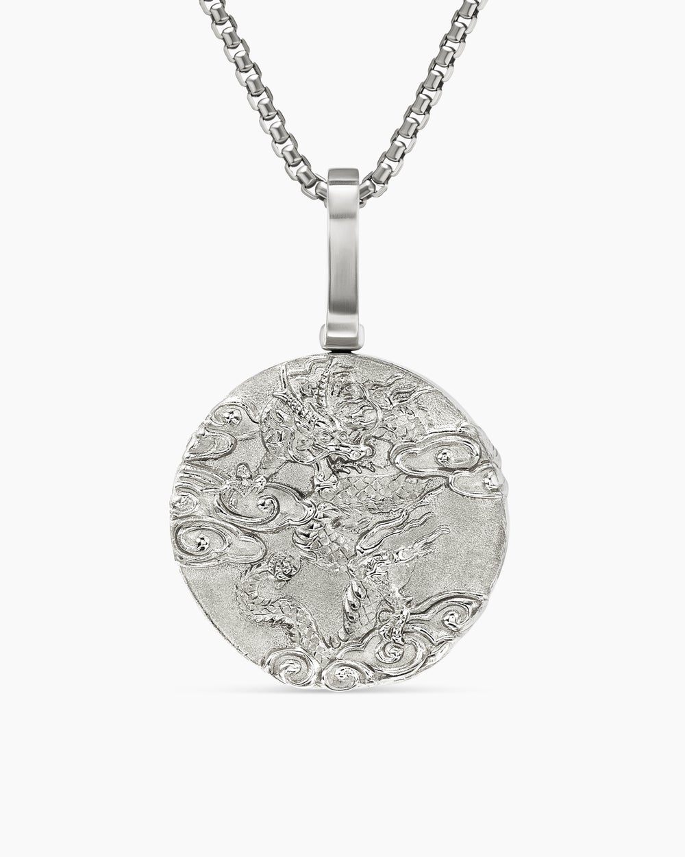 DAVID YURMAN DRAGON AMULET STERLING SILVER, 21MM