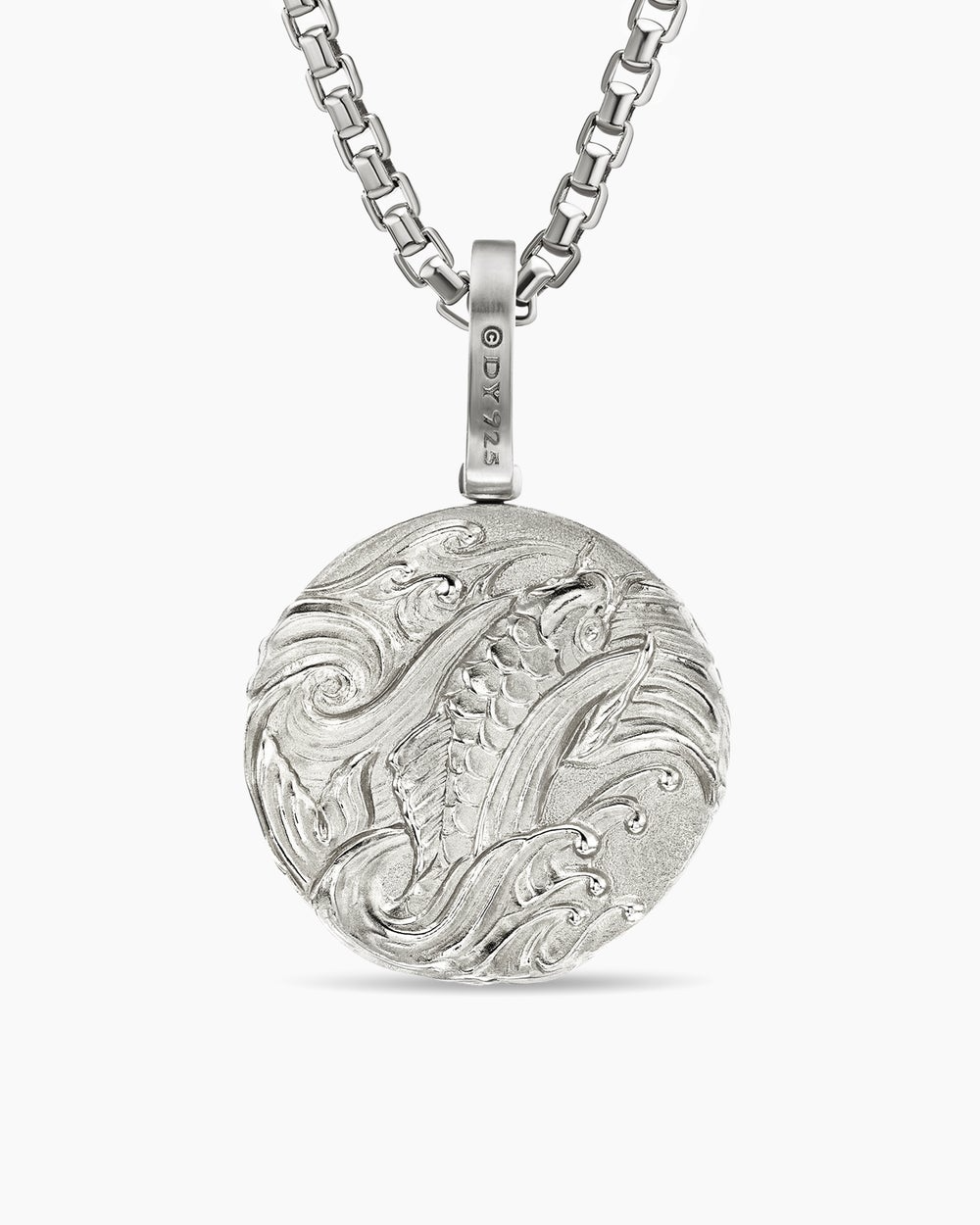 DAVID YURMAN DRAGON AMULET STERLING SILVER, 21MM